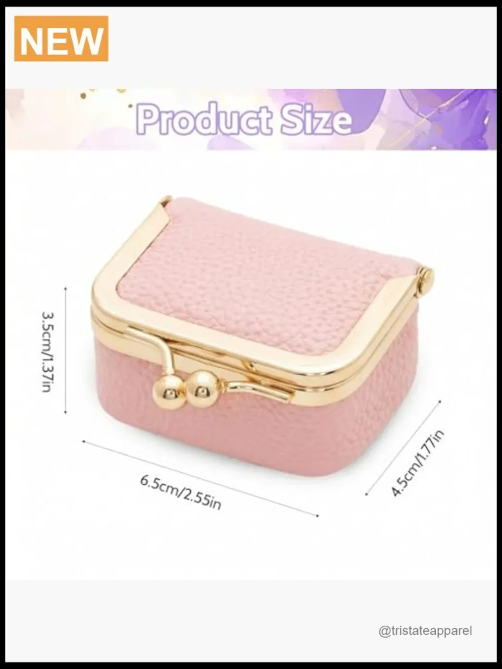 Genuine Leather Mini Jewelry Box Portable Vintage Ring Box Travel Coin Purse